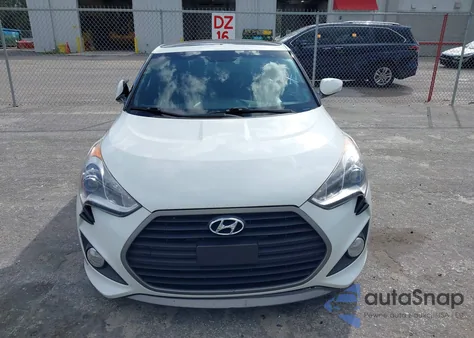 2016 Hyundai Veloster Turbo z USA, uszkodzony, nr VIN KMHTC6AE4GU269912
